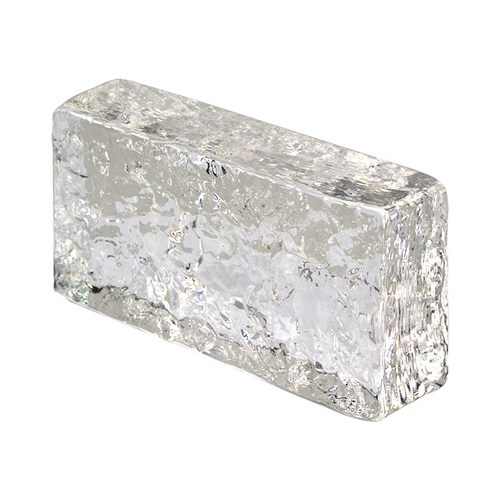 Фрукты сплошной кристаллический стеклянный кирпич прозрачный ледяной кристаллический рисунок Ультра -белый цвет ванной комнаты Полово распределение настенный экран экран