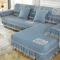 Sofa cushion set four seasons universal non-slip cushion fabric simple modern all-inclusive universal cover back cover cloth towel
