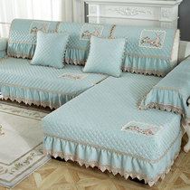 Sofa cushion cover cloth simple four seasons general non-slip cushion leather sofa cover customized all-inclusive cover cover towel customization