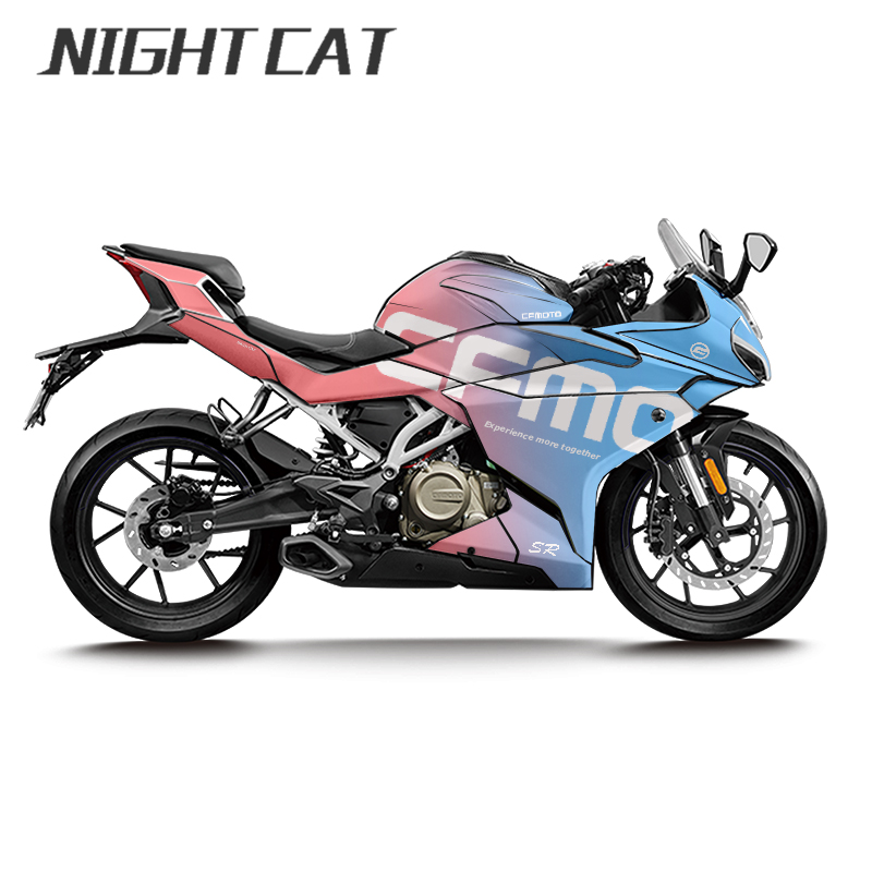Suitable for spring wind 250SR decal modified whole car gradient sticker body print pull flower can be customized