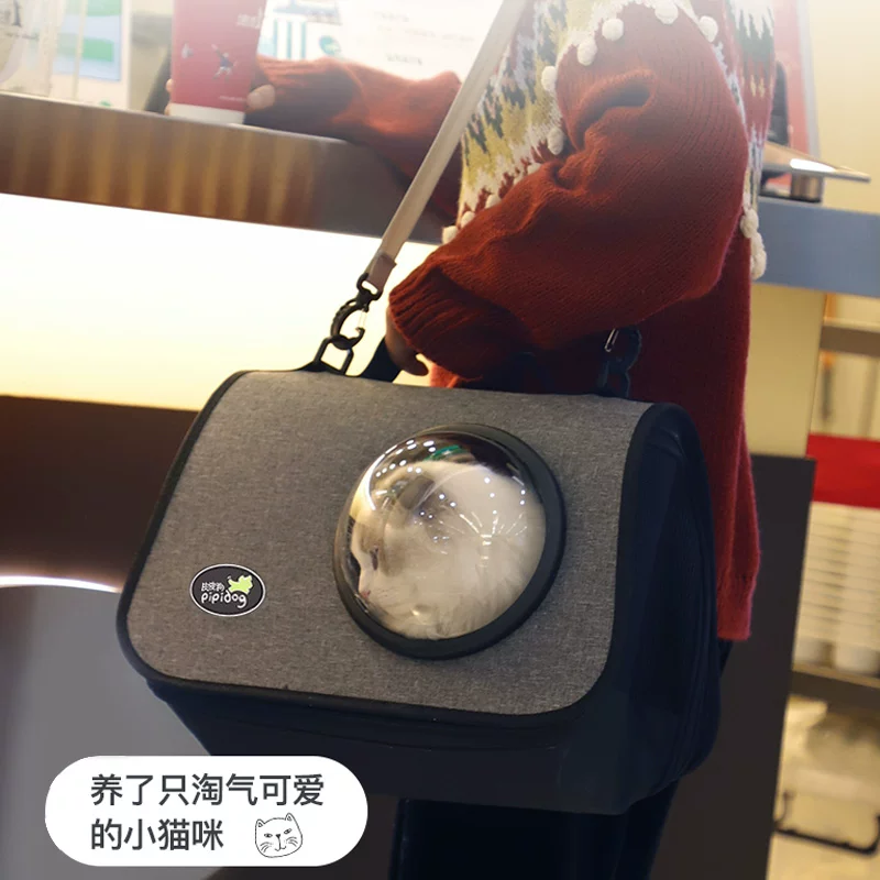 Handheld space portable breathable one-shoulder bag to go out, backpack