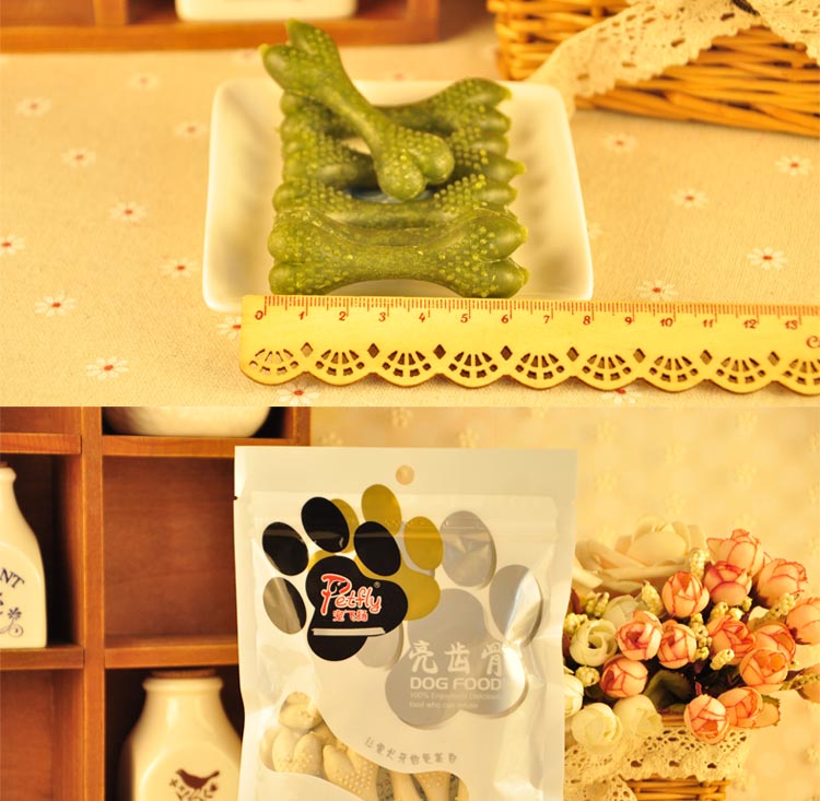 Đồ ăn nhẹ cho chó Chó răng sáng Răng hàm chó Chó ăn nhẹ Teddy Golden Retriever con chó con nhai chó con sạch răng thức ăn cho chó con 2 tháng tuổi