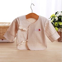Colour Cotton Newborn Clothes Baby Half Back Autumn Clothes Lace monk Clothing Pure Cotton Autumn Clothes Full Cotton Baby Underwear Blouse
