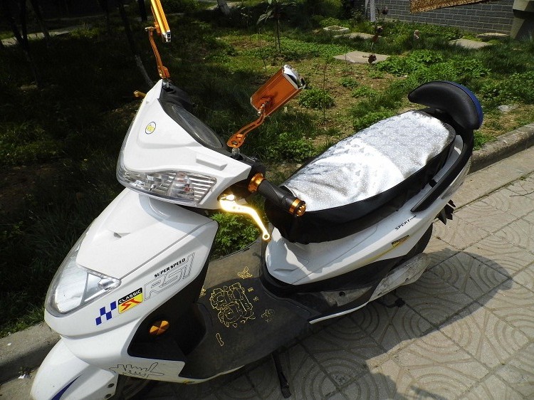 Phổ Xe Máy Điện Scooter Cushion Cover Không Thấm Nước Kem Chống Nắng Cushion Cover Pin Xe Da Bao Gồm Chỗ Ngồi yen xe dream