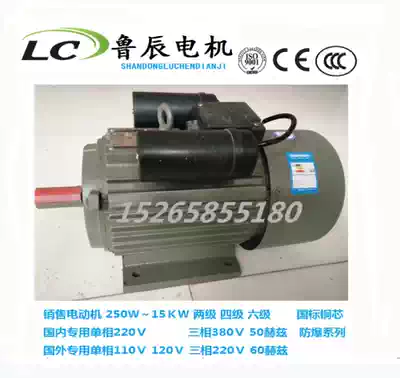 High-power YL motor 220V single-phase item 2 2 3 0 3 7 4 0 KW-layer 1400 to pure copper GB