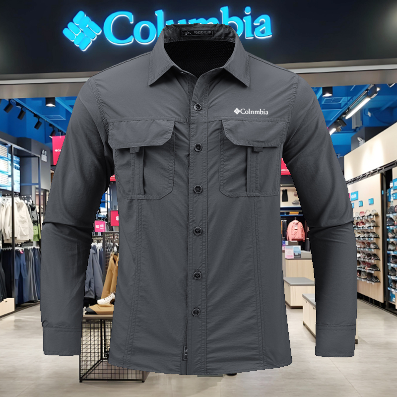 New Outdoor Sports Long-Sleeved Shirt, Spring and Autumn Casual Quick-Drying Breathable Jacket, Lightweight Work Shirt New Outdoor Sports Long-Sleeved Shirt, Spring and Autumn Casual Quick-Drying Breathable Jacket, Lightweight Work Shirt