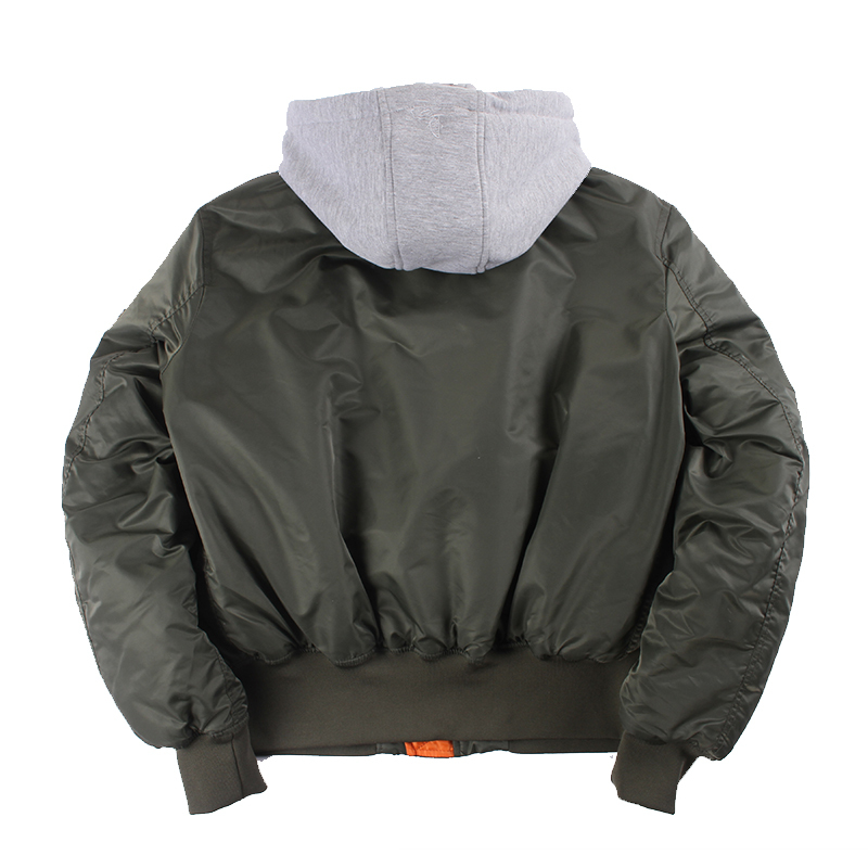 European and American High Street Oversized Loose Hooded Ma1 Bomber Jacket Spring and Autumn Coat Trendy for Men and Women European and American High Street Oversized Loose Hooded Ma1 Bomber Jacket Spring and Autumn Coat Trendy for Men and Women