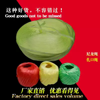 Packing rope Plastic rope wholesale Nylon transparent packaging rope Tied book rope Tied rope factory direct sales
