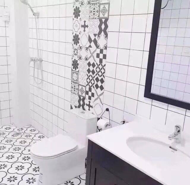 Spot Nordic style minimalist atmosphere Upper class Gezai brick Kitchen Toilet Furnishing with Elegant Decor-Taobao