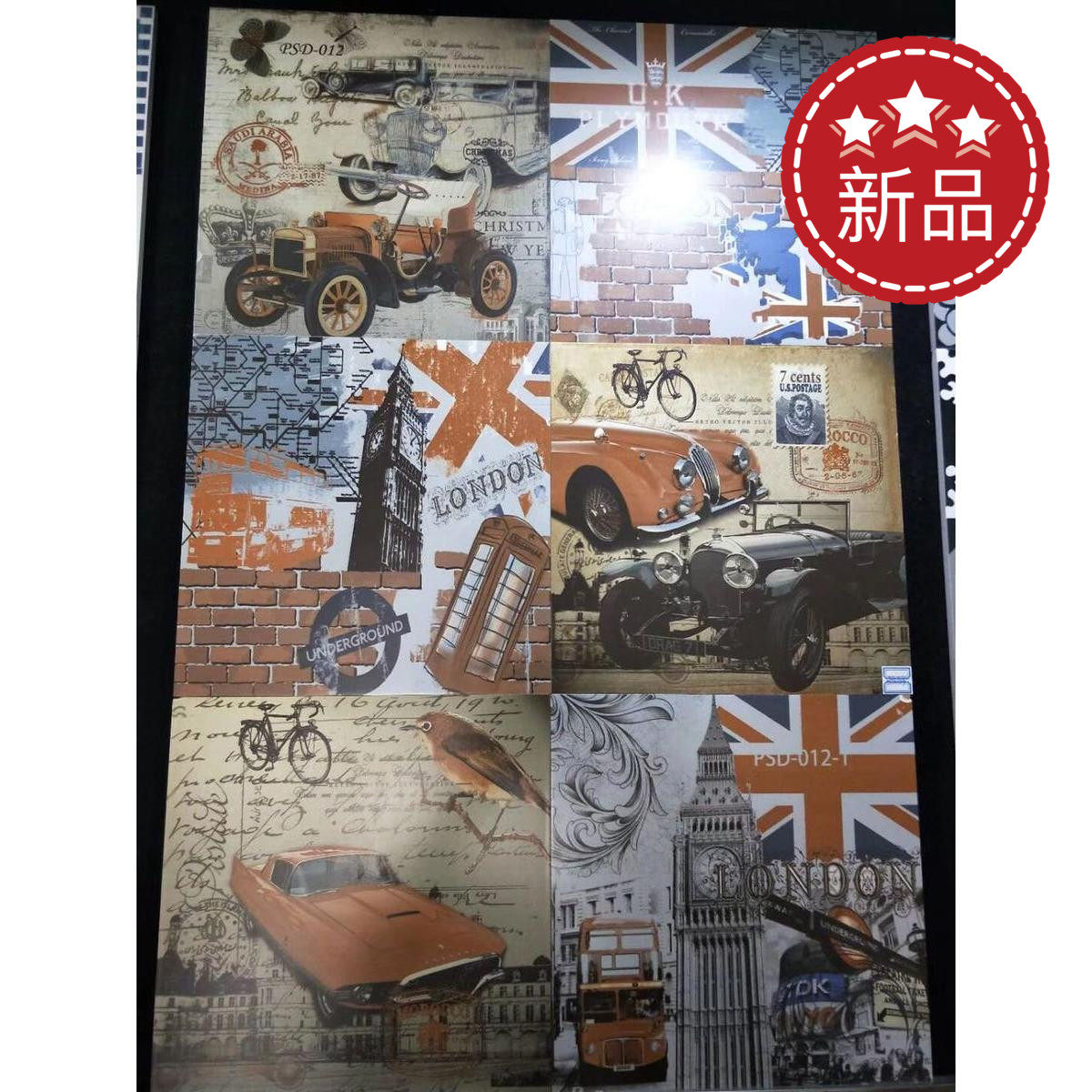 Spot hotel KTV private room cafe restaurant bar flower piece antique tile new promotion offer