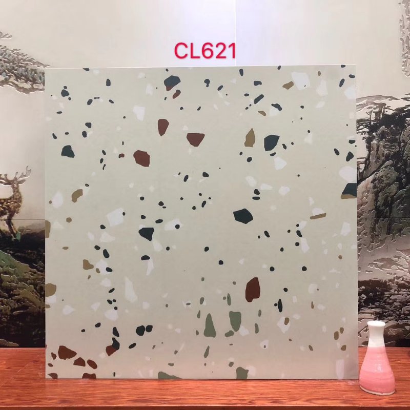 Anti-slip floor tiles Ceramic 60 square flower sheet Hotel Fashion Dining Room Floor Tiles Kitchen dressing room Floor