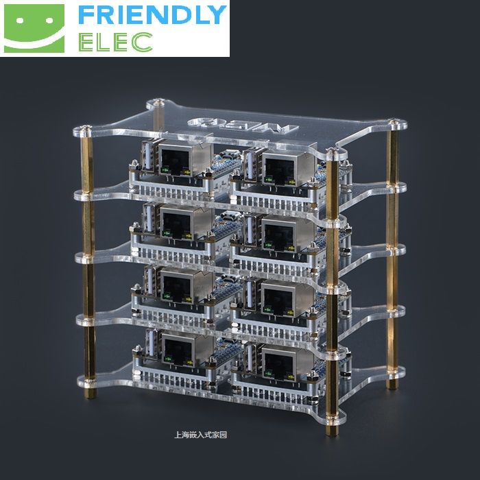 H3 NanoPi NEO development board minicomputer acrylic bracket supports 8 motherboard overlay