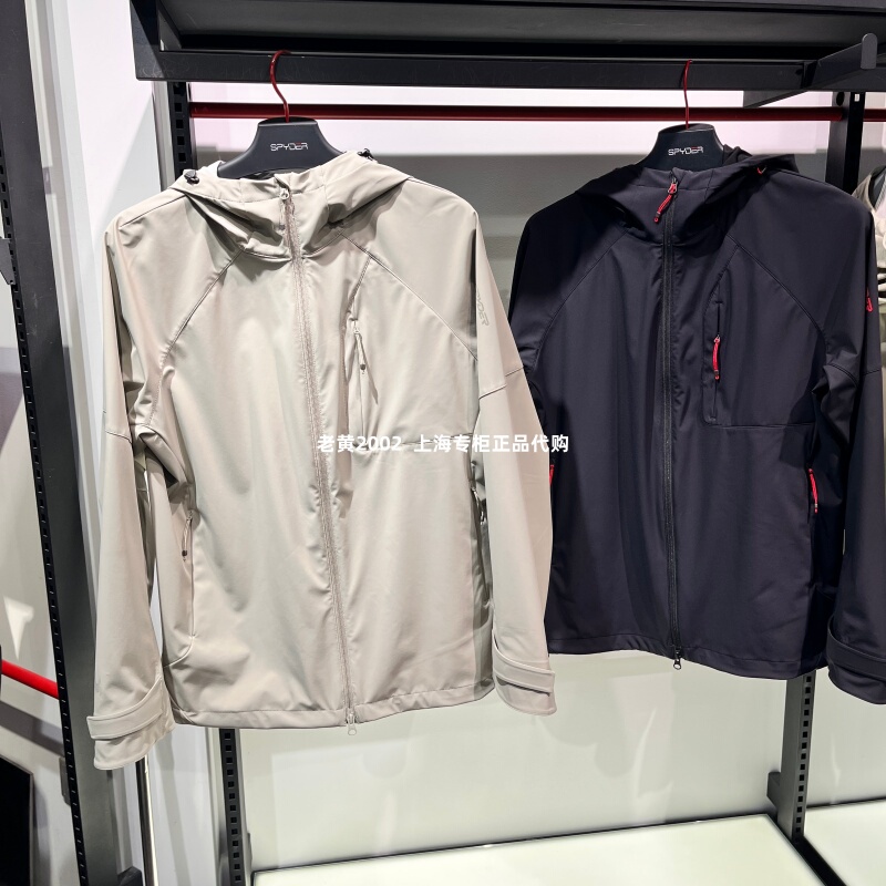 Spyder Spider Men's Clothing 02Jm26157Wm Outdoor Casual Windproof and Wear-Resistant Soft Shell Jacket 26 Spring Domestic Edition Spyder Spider Men's Clothing 02Jm26157Wm Outdoor Casual Windproof and Wear-Resistant Soft Shell Jacket 26 Spring Domestic Edition