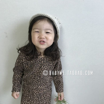 BabyWe Korean childrens clothes winter warm underwear autumn clothes BAO WEN thickens boys and girls suits