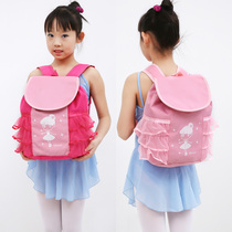 Dance Bag Children Large Capacity Dance Double Shoulder Backpack Girl Ballet Special Bag Girls Latin Dance Big Bag