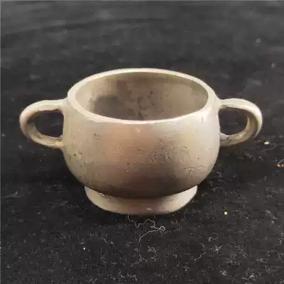 Antique bronze white copper incense burner 165518 ornaments package pulp old craft exquisite copper incense burner