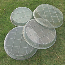 Sieve Home Round Iron Wire Large Mesh Screen Plate Chestnut Sieve Sand Sieve Pebble Griddle Corn Gardening Sieve Soil Seed Flowers