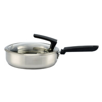 Shunfa Weijiayi 24cm single handle frying pan pan 304 stainless steel frying pan induction cooker Universal