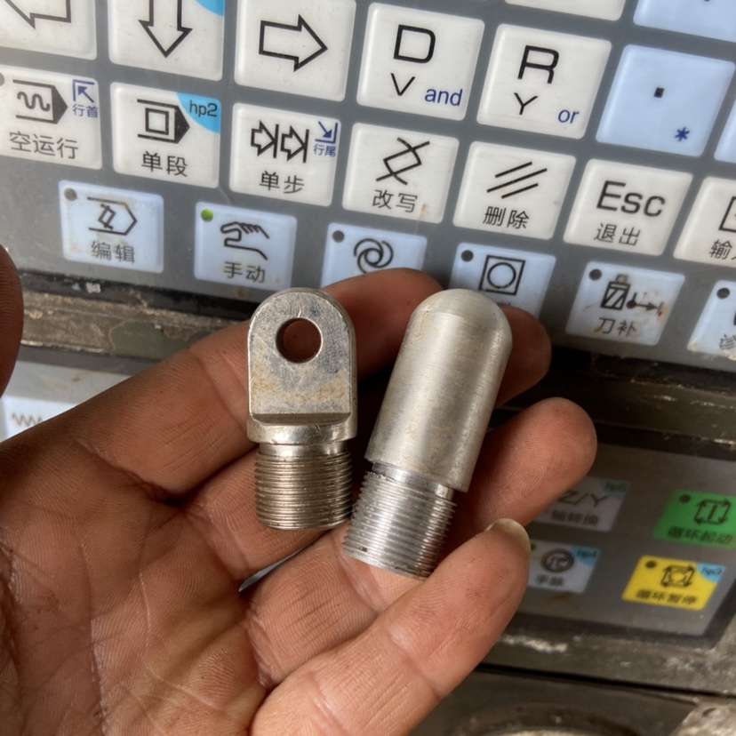 CNC lathe processing aluminum alloy material accessories round arc screw plug - head milling bolt custom hardware