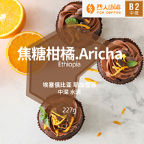 Berry caramel four Ethiopian Aricha water wash treatment Medium Deep baking coffee beans 227g
