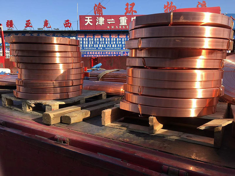 T2紫铜带磷铜带紫铜带加工红铜皮磷铜带合金铜材激光切割