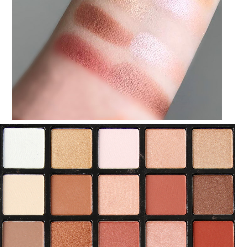 American Beauty Treats 25 màu phấn mắt màu đất mờ hoa hồng vàng lá phong đỏ bắt đầu trang điểm - Bóng mắt bảng mắt bh cosmetic