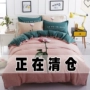 Bộ chăn ga gối cotton bốn mảnh đặc biệt hàng ngày 200X230 chăn bông mùa thu và đông 1.8x2X2.2X2.3X2.4 mét mền gối