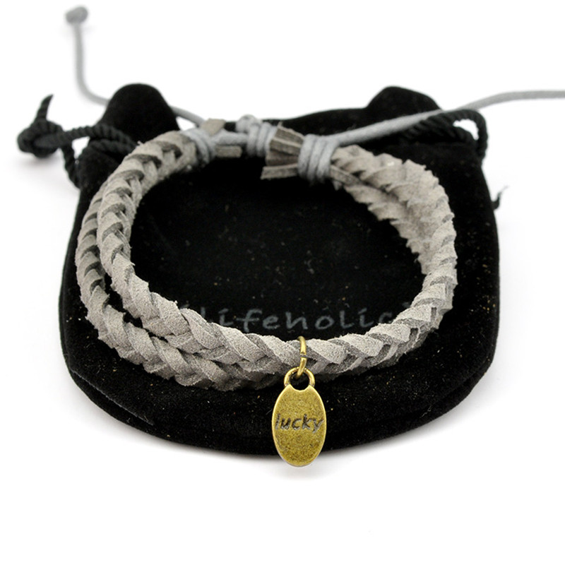 RASEN Lifeholic the seed hand woven hand-made hand-in-man couple retro tide card accessories pendants