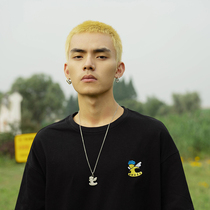 UHUZZ Chubitt Angel Pendant Necklace Hip Hop Street Dance Tide Card Male And Female Holiday Gift Hanging Pendant Pendant