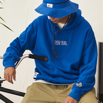 BATTLES hip-hop street dance trendy brand male and female couple casual sports loose all-match embroidery hooded sweater jacket