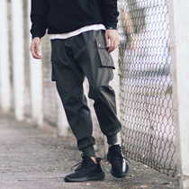 PSO Brand male and female street hip hop Hip Hop Sport Multipocket Function Tooling Casual 100 lap long pants