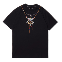 TCA Goros inspired Takahashi Eagles Eagle Feather Embroidered Short Sleeve TEE Couple of Tide Card t-shirt