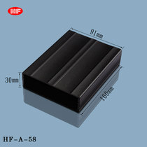 Aluminum profile shell shielded heat shell vehicle terminal aluminum alloy server shell A-58 46# teeth 30*91mm