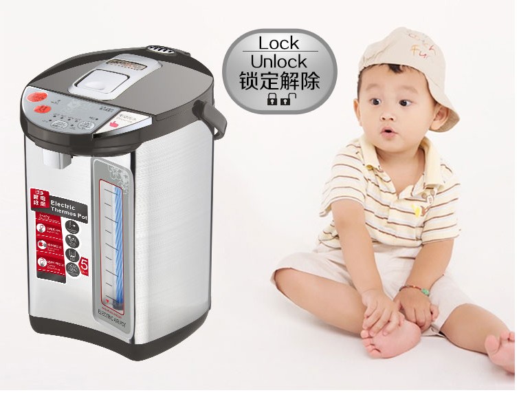 ấm siêu tốc tefal Bình nước nóng Fu Li Bao FBP-5083 Bình nước cách nhiệt 5L tự động thông minh ấm đun nước sôi - ấm đun nước điện bình siêu tốc