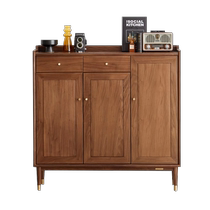 Visa solid wood shoe cabinet Nordic small apartment storage cabinet modern minimalist living room home entrance entrance cabinet clearance