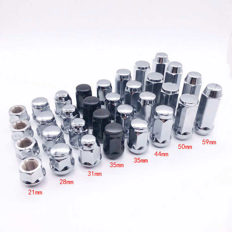 M1/2-20 M14X2.0 9/16-18 3/8-24 Wheel Hub Nut Screw Lug Open-End Nut