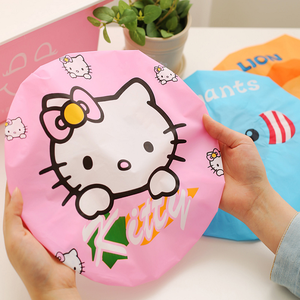 韩国卡通防水浴帽清新单层