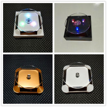 Multifunctional solar energy display turntable Mobile phone glasses rotating display stand base Jewelry display table