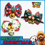 Рождественский колокольчик с бантиком, декор, чокер, домашний питомец, кот