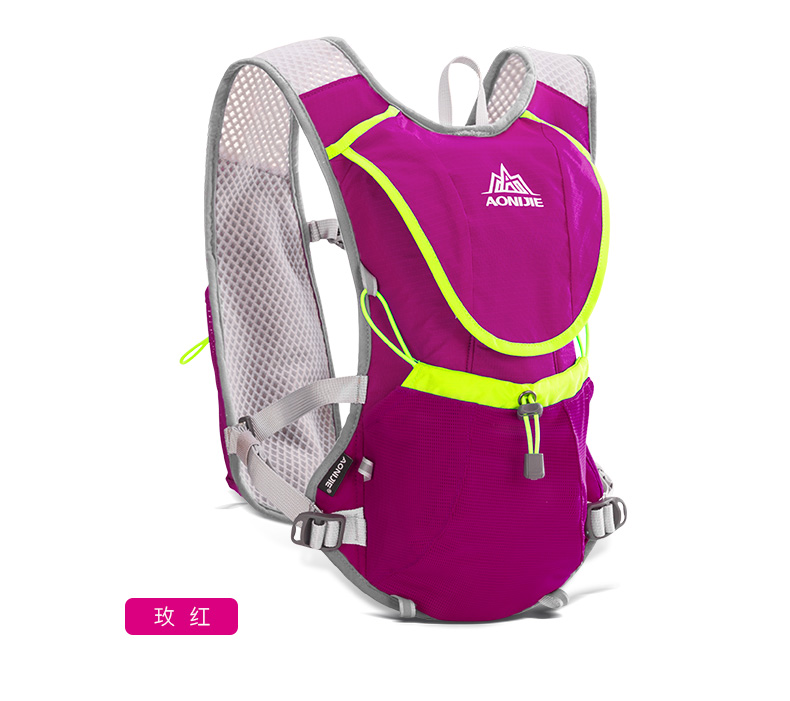 Aonijie xuyên quốc gia chạy ba lô 8L nam và nữ đeo sát vai túi marathon cưỡi chai nước balo laptop