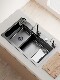 Japanese Nishino H1 Thickened Sus304 Stainless Steel Sink Large Single Bowl Kitchen Sink Under-Counter Dishwashing Sink