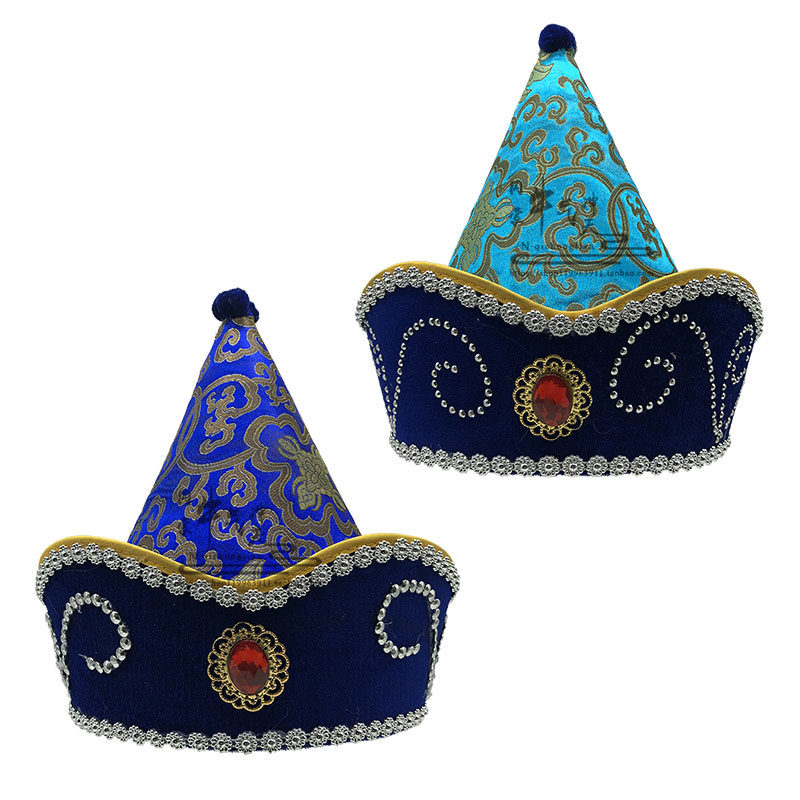 Mongolian men's Mongolian hat dance performance hat Mongolian hat men's adult national wind new headwear
