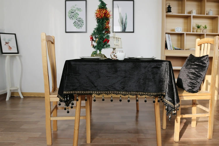 Các cổ điển phong cách châu Âu bảng đen vải khăn trải bàn bàn cà phê ông kẹ Tây phòng mới được trang trí giống như phiên bản - Khăn trải bàn