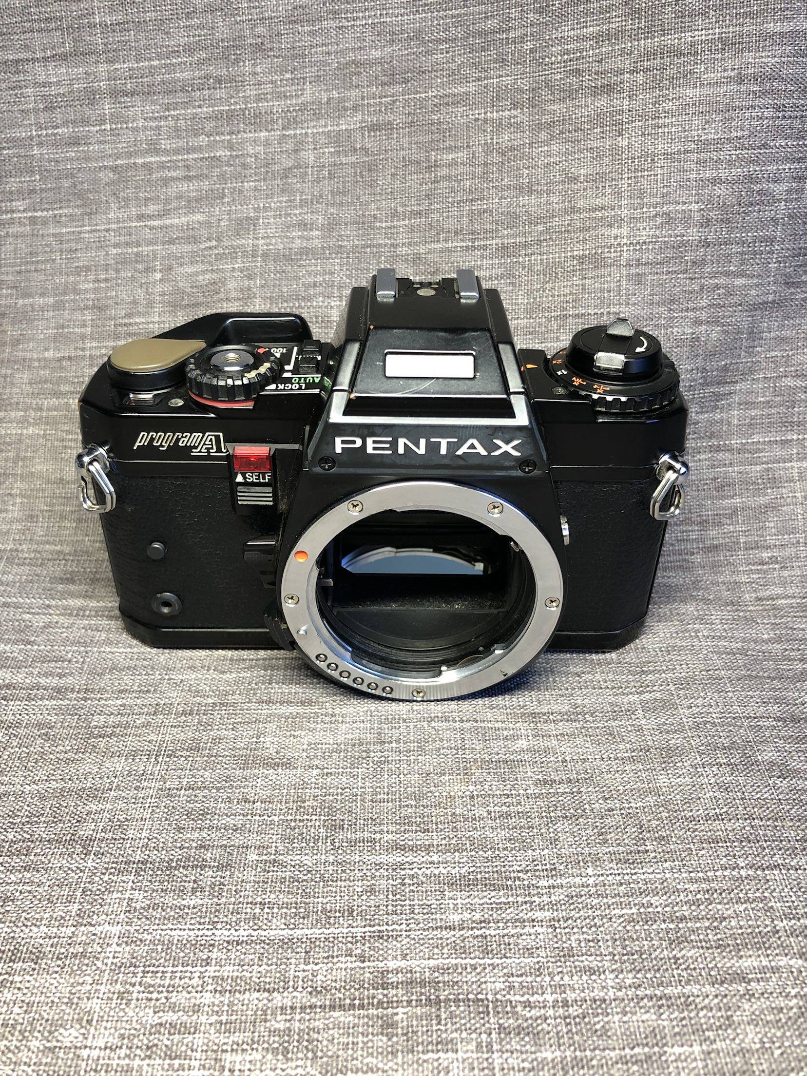 Pentax programA Pentax 135 film negatives film used monocular body function is good