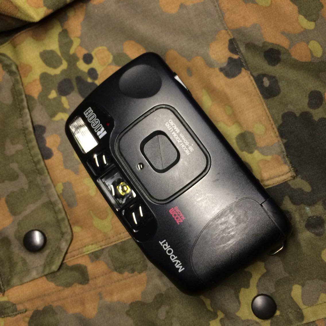 Liguang richo myport bifocal section side-axis film film middle ancient retro lens good black HOT