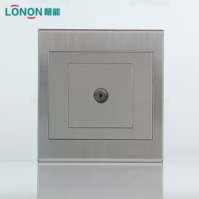 Rongren switch socket panel S9 series one TV socket panel (style Golden and elegant silver)