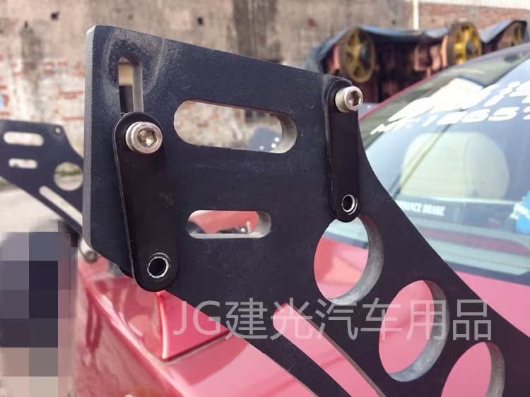 5 inch 7 inch 10 inch 3D phía sau khung cánh sửa đổi f khung đuôi bằng sợi carbon phổ quát có thể điều chỉnh lỗ (1 cặp) - Sopida trên Cánh gió ô tô đẹp