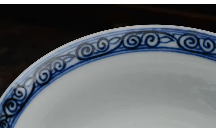 Offered home - cooked in blue and white youligong shochiku mei hand - made porcelain bowl cups of jingdezhen ceramic tea set manually