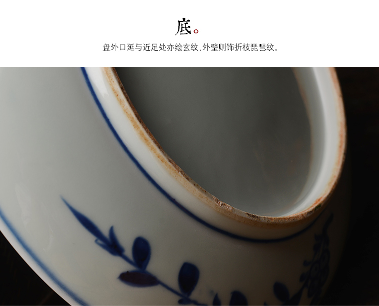 Offered home - cooked clark export porcelain hand - made porcelain in jingdezhen ceramic plate plate plate decoration plate by hand