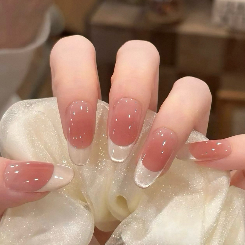 【Finger Romance】Handmade Wearable Nails 2026 New High-End Nail Art Stickers Removable Fake Nails